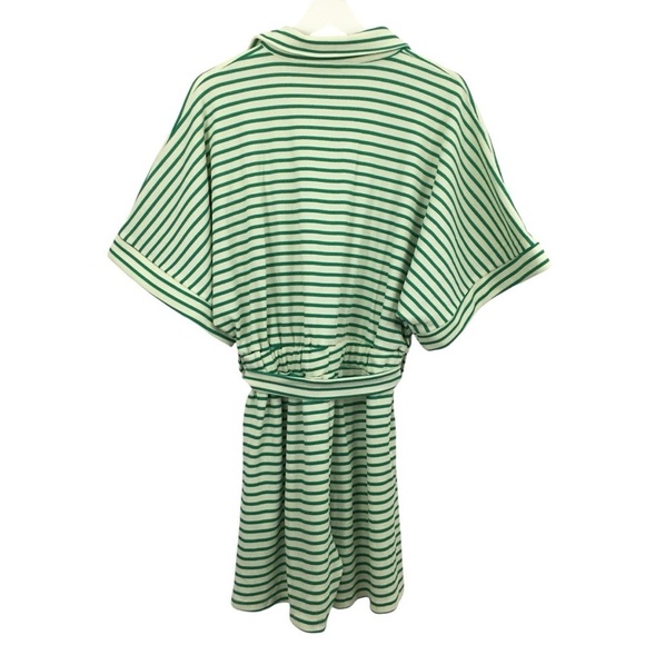 NEW Entro Women’s Striped Button Down Romper Size M - Picture 2 of 5